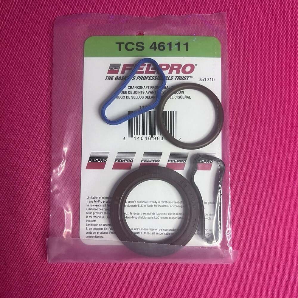 FelPro TCS 46111 Crankshaft Front Seal Gasket Kit Hyundai Kia 3.3L 3.5L 3.8L